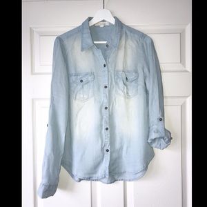 Called to Surf | Chambray button-up shirt